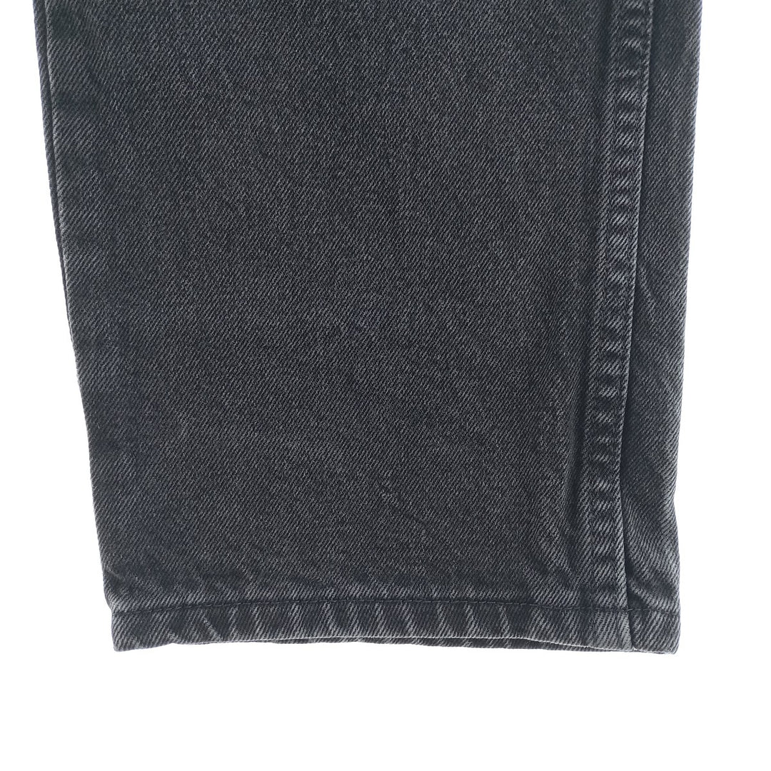 Rustler Black Denim Straight Denim Pants for Men, W32 equivalent cotton black type Vintage Second Hand