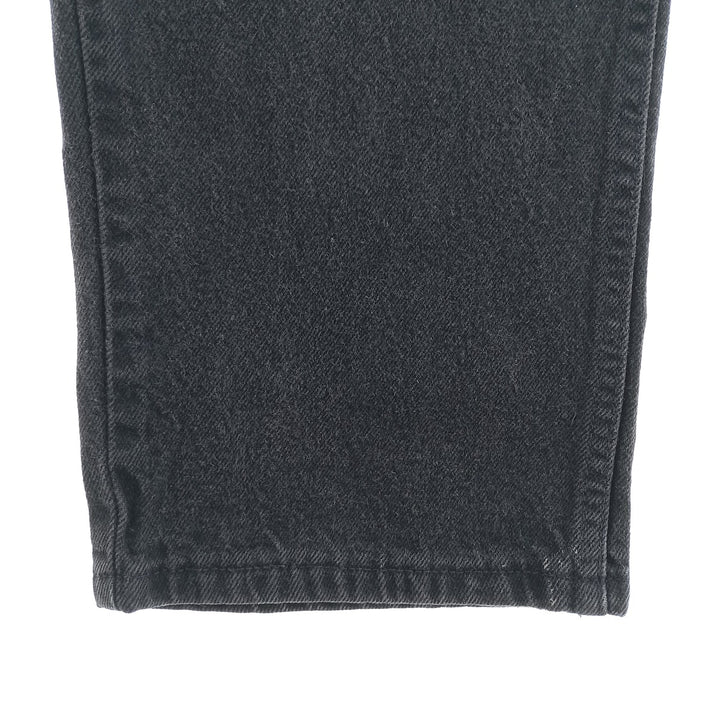 Rustler Black Denim Straight Denim Pants for Men, W34 equivalent unclear black type Vintage Second Hand