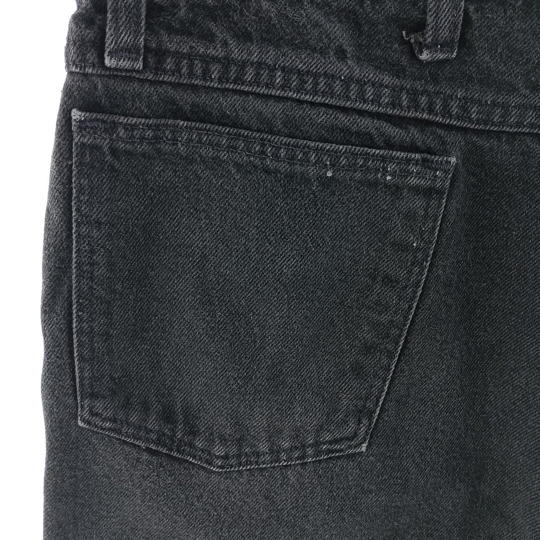 Rustler Black Denim Straight Denim Pants for Men, W34 equivalent unclear black type Vintage Second Hand