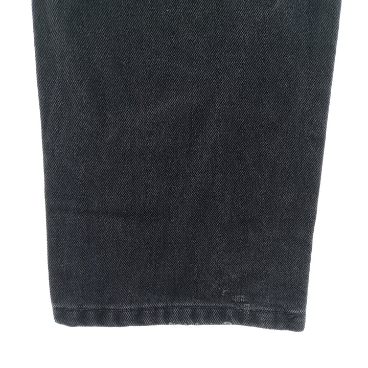 RUSTLER Men's Black Denim Tapered Denim Pants (W30 equivalent) cotton black type Vintage Second Hand