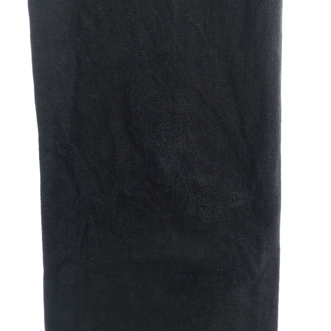 Rustler Black Denim Straight Denim Pants for Men, W34 equivalent cotton black type Vintage Second Hand