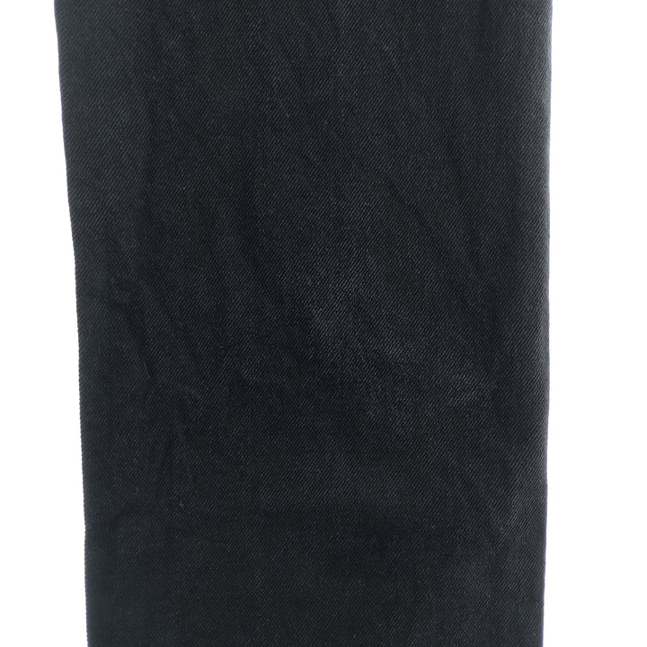 Rustler Black Denim Straight Denim Pants for Men, W34 equivalent cotton black type Vintage Second Hand