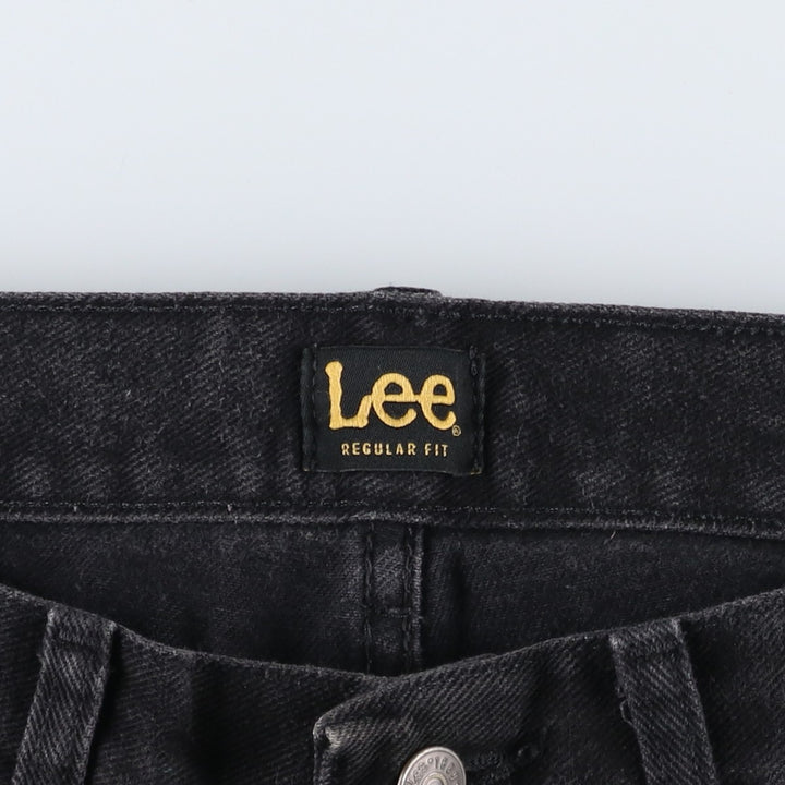 Lee Regular Fit Tapered Denim Pants, Men's Size 32 cotton black type Vintage Second Hand