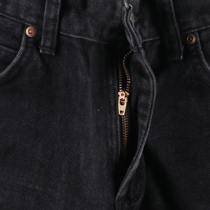 Lee Regular Fit Tapered Denim Pants, Men's Size 32 cotton black type Vintage Second Hand