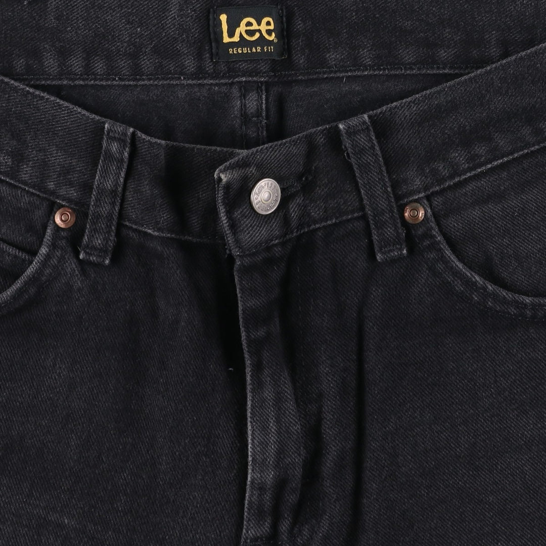 Lee Regular Fit Tapered Denim Pants, Men's Size 32 cotton black type Vintage Second Hand