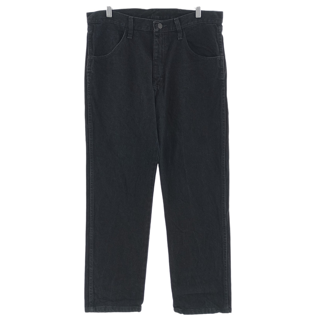 Rustler Black Denim Tapered Denim Pants, Men's Size 34 cotton black type Vintage Second Hand
