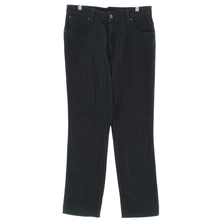 Wrangler REGULAR FIT Black Denim Straight Denim Pants Men's W34 cotton black type Vintage Second Hand