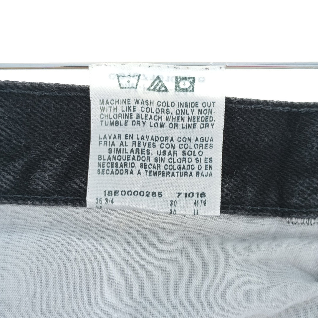Rustler Black Denim Straight Denim Pants for Men, W34 equivalent cotton black type Vintage Second Hand