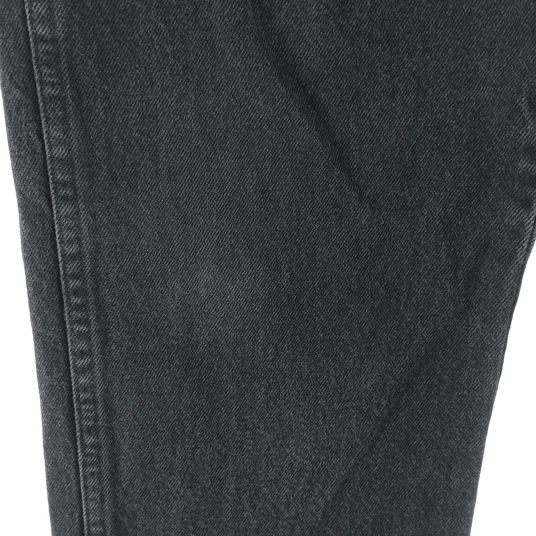Rustler Black Denim Straight Denim Pants for Men, W34 equivalent cotton black type Vintage Second Hand