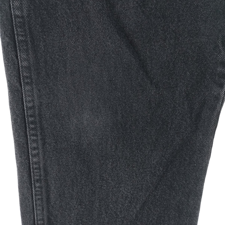 Rustler Black Denim Straight Denim Pants for Men, W34 equivalent cotton black type Vintage Second Hand