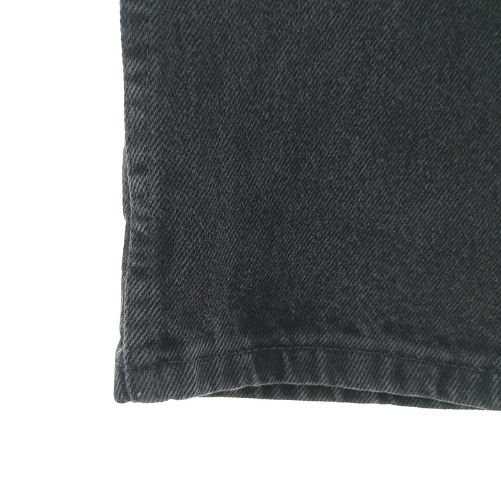 RUSTLER Black Denim Tapered Denim Pants, Women's Size M (W26) unclear black type Vintage Second Hand