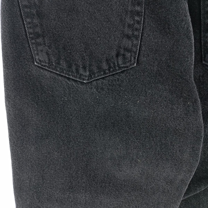 RUSTLER Black Denim Tapered Denim Pants, Women's Size M (W26) unclear black type Vintage Second Hand