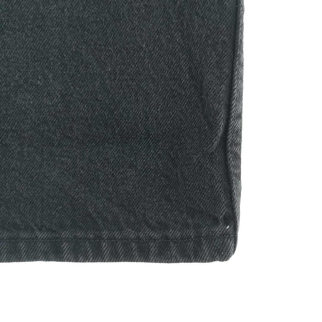 RUSTLER Black Denim Tapered Denim Pants, Women's Size M (W26) unclear black type Vintage Second Hand