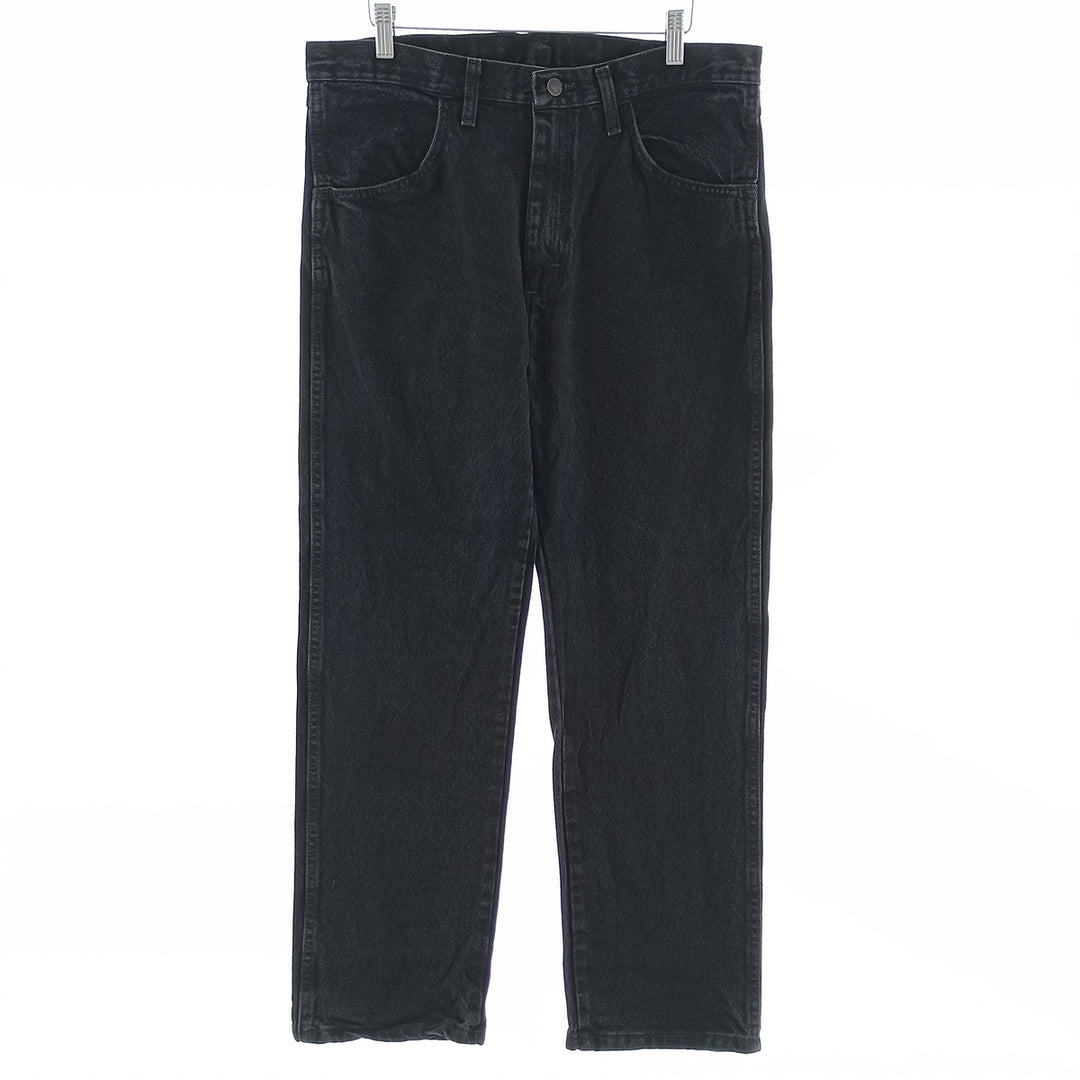 Rustler Black Denim Tapered Denim Pants, Men's Size 34 cotton black type Vintage Second Hand