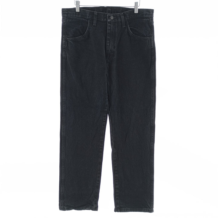 Rustler Black Denim Tapered Denim Pants, Men's Size 34 cotton black type Vintage Second Hand