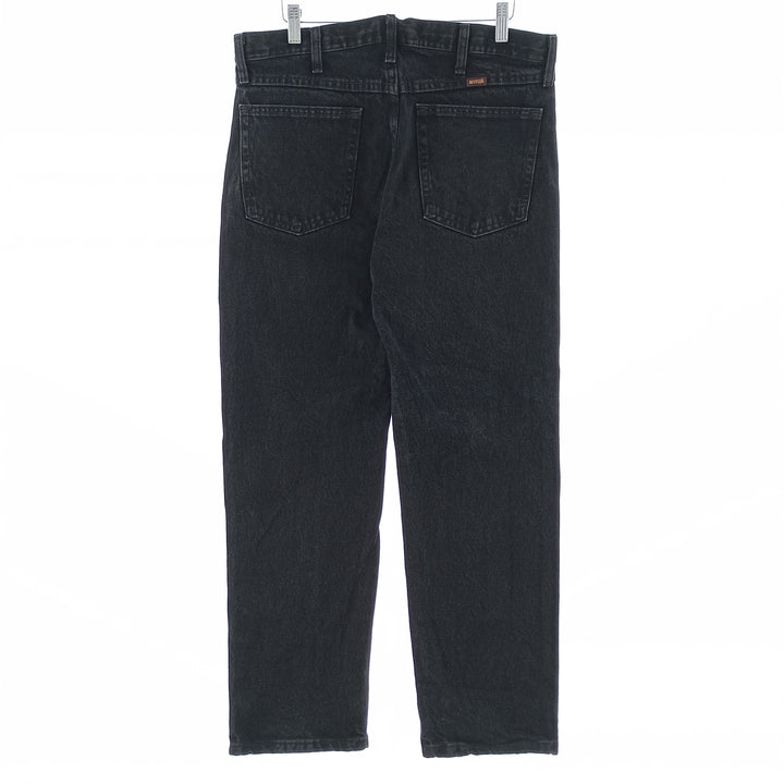 Rustler Black Denim Tapered Denim Pants, Men's Size 34 cotton black type Vintage Second Hand