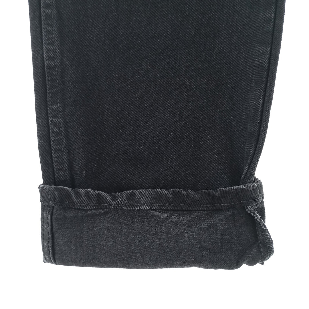 Rustler Black Denim Tapered Denim Pants, Men's Size 34 cotton black type Vintage Second Hand