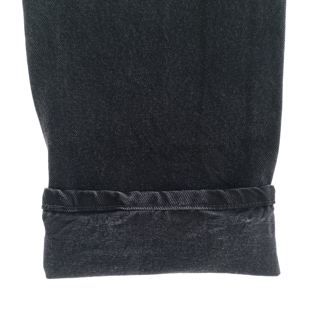 Rustler Black Denim Tapered Denim Pants, Men's Size 34 cotton black type Vintage Second Hand