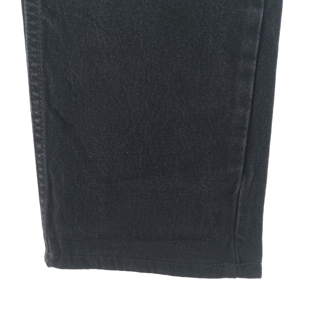 Rustler Black Denim Straight Denim Pants for Men, W31 equivalent cotton black type Vintage Second Hand