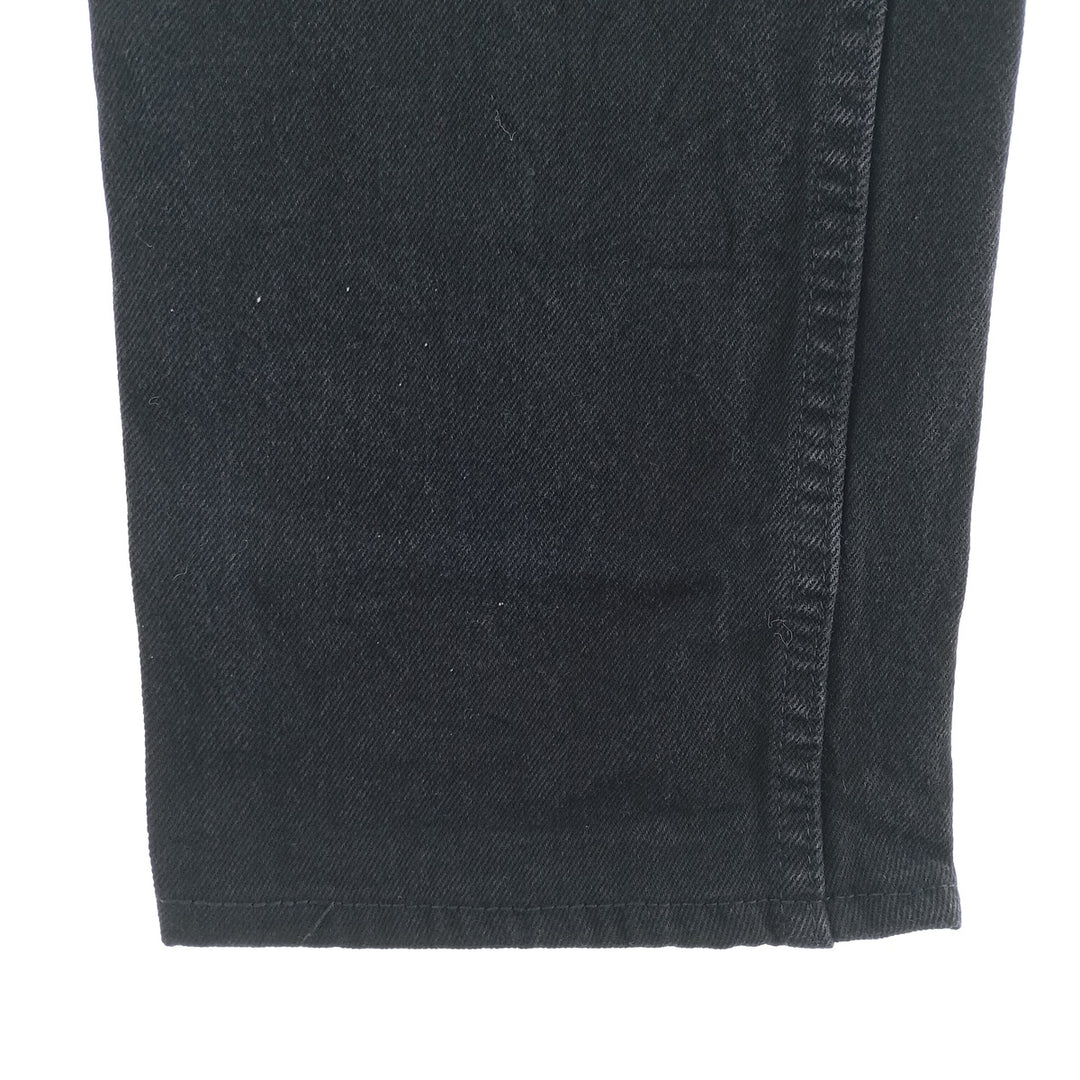 Rustler Black Denim Straight Denim Pants for Men, W31 equivalent cotton black type Vintage Second Hand