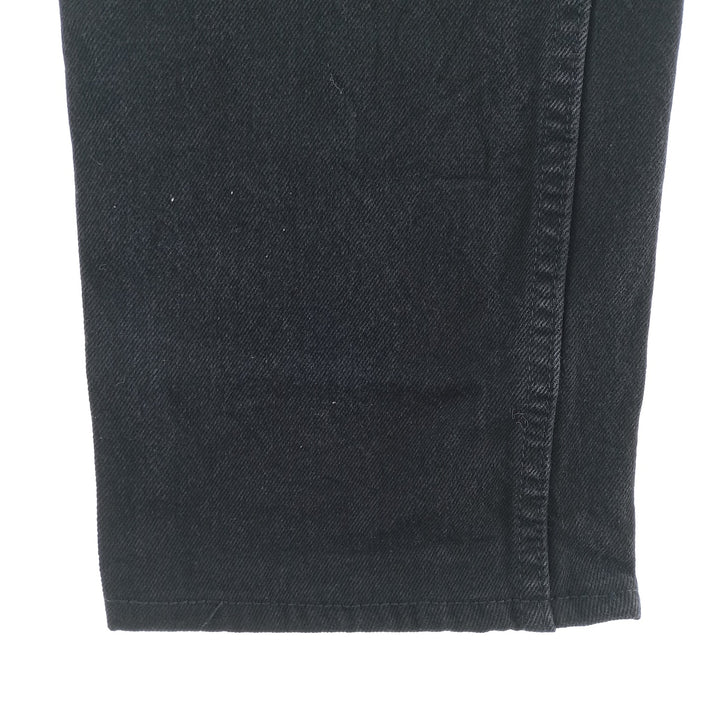 Rustler Black Denim Straight Denim Pants for Men, W31 equivalent cotton black type Vintage Second Hand