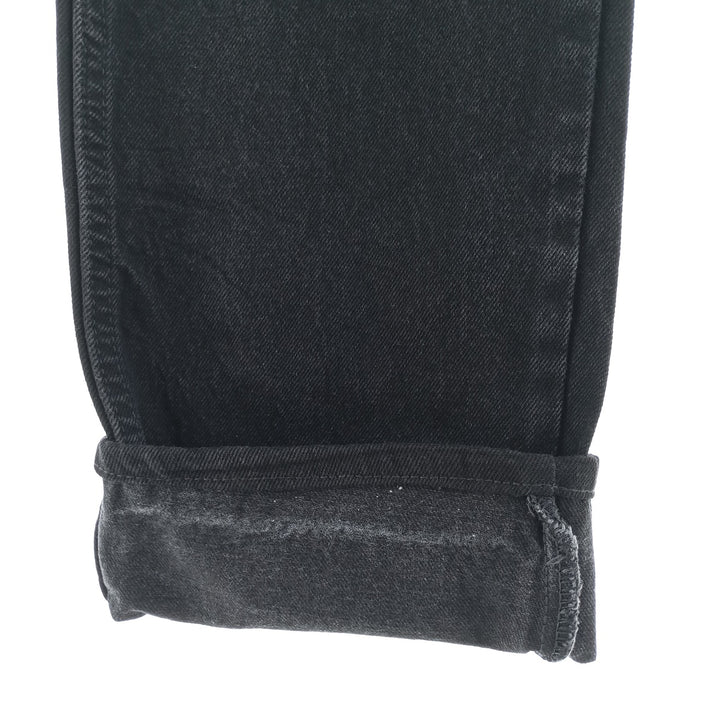 Rustler Black Denim Straight Denim Pants for Men, W31 equivalent cotton black type Vintage Second Hand
