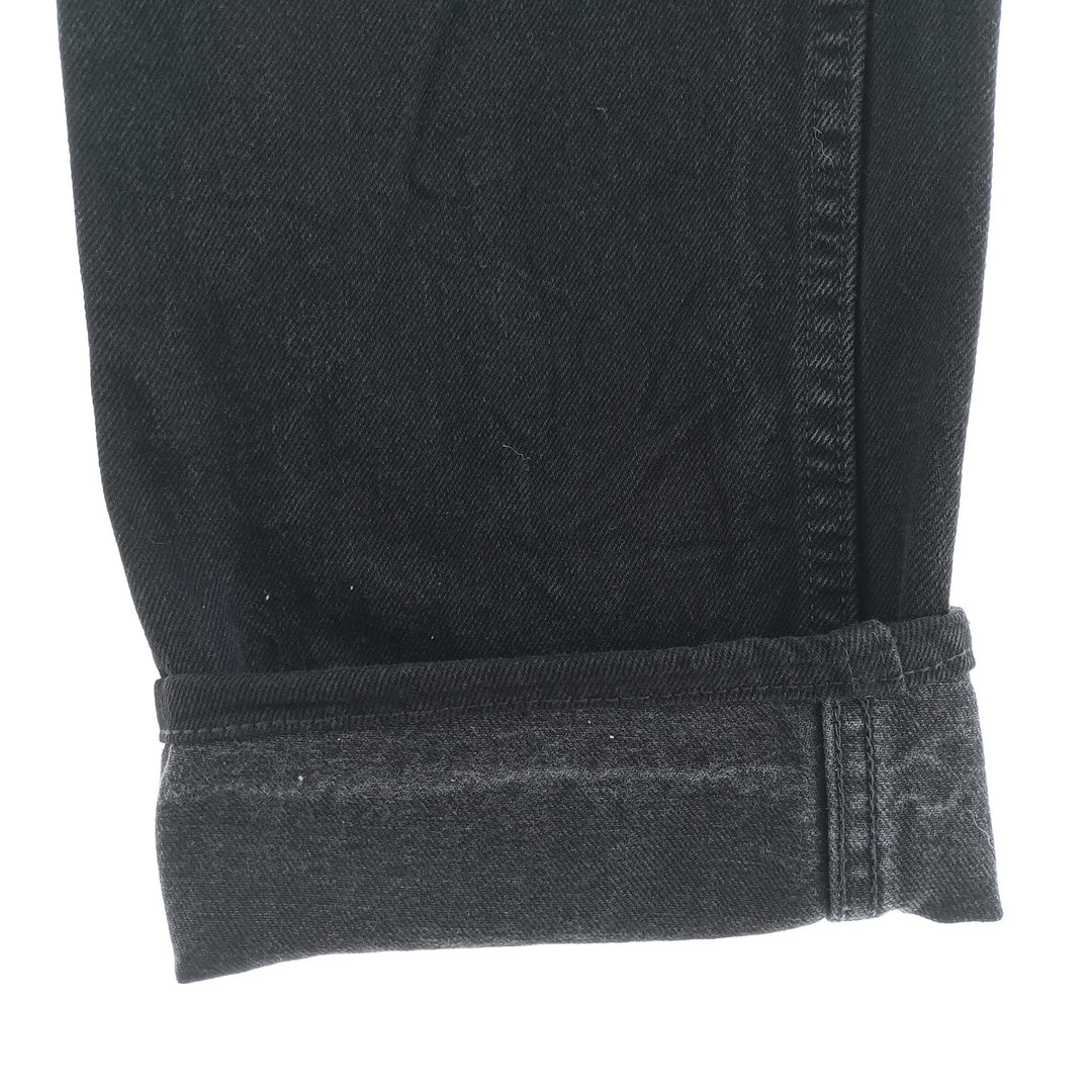 Rustler Black Denim Straight Denim Pants for Men, W31 equivalent cotton black type Vintage Second Hand