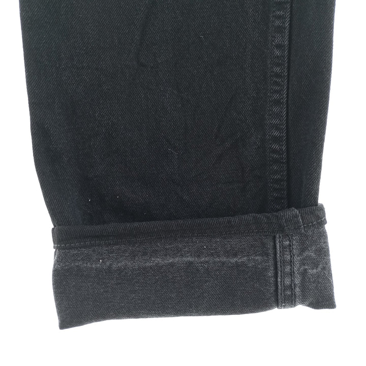 Rustler Black Denim Straight Denim Pants for Men, W31 equivalent cotton black type Vintage Second Hand