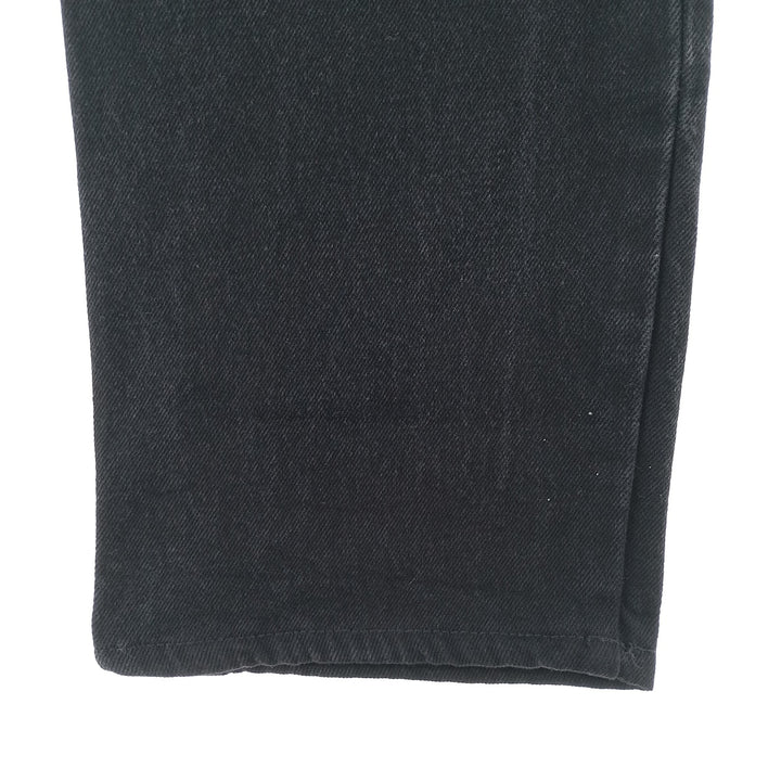 Rustler Black Denim Straight Denim Pants for Men, W31 equivalent cotton black type Vintage Second Hand