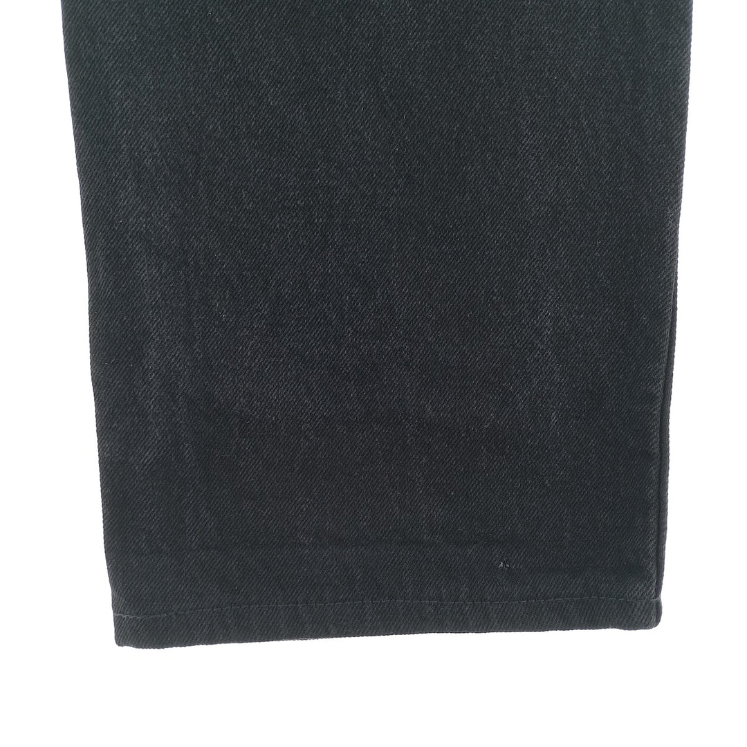 Rustler Black Denim Straight Denim Pants for Men, W31 equivalent cotton black type Vintage Second Hand