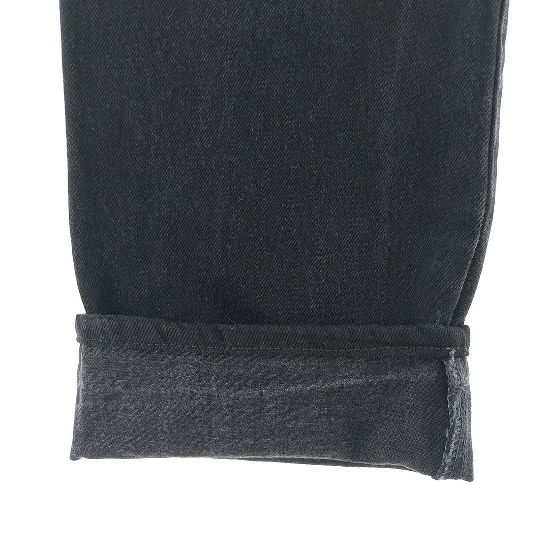 Rustler Black Denim Straight Denim Pants for Men, W31 equivalent cotton black type Vintage Second Hand