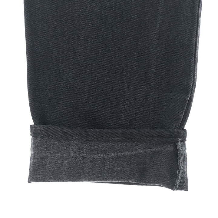 Rustler Black Denim Straight Denim Pants for Men, W31 equivalent cotton black type Vintage Second Hand