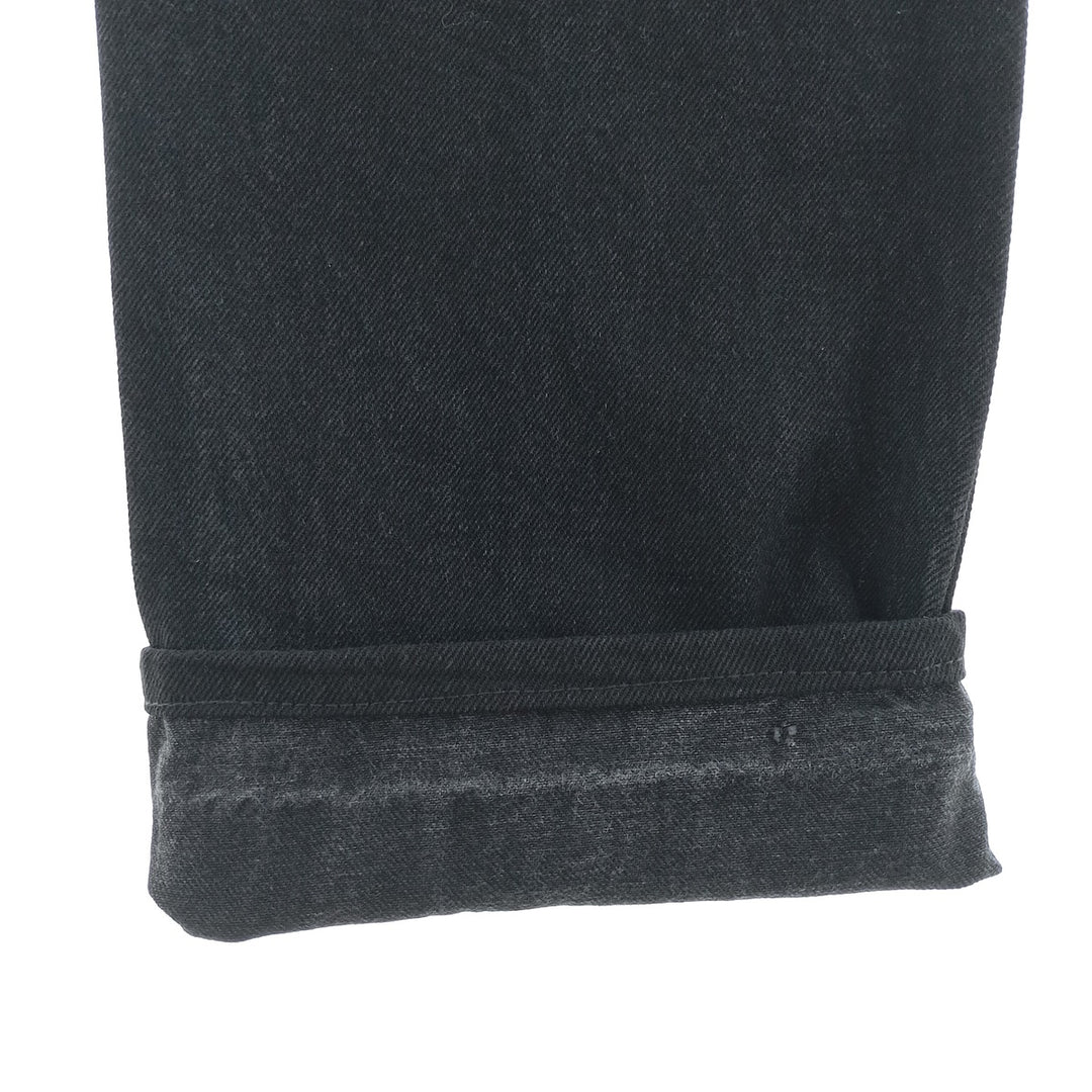 Rustler Black Denim Straight Denim Pants for Men, W31 equivalent cotton black type Vintage Second Hand