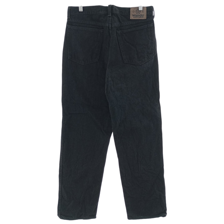 Wrangler Black Denim Straight Denim Pants Men's W31 cotton black type Vintage Second Hand