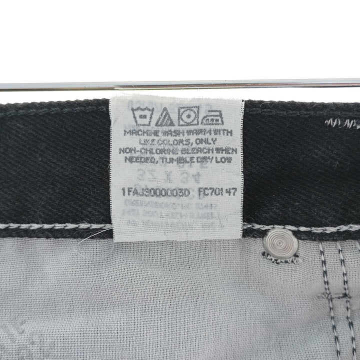 Wrangler Black Denim Straight Denim Pants Men's W31 cotton black type Vintage Second Hand
