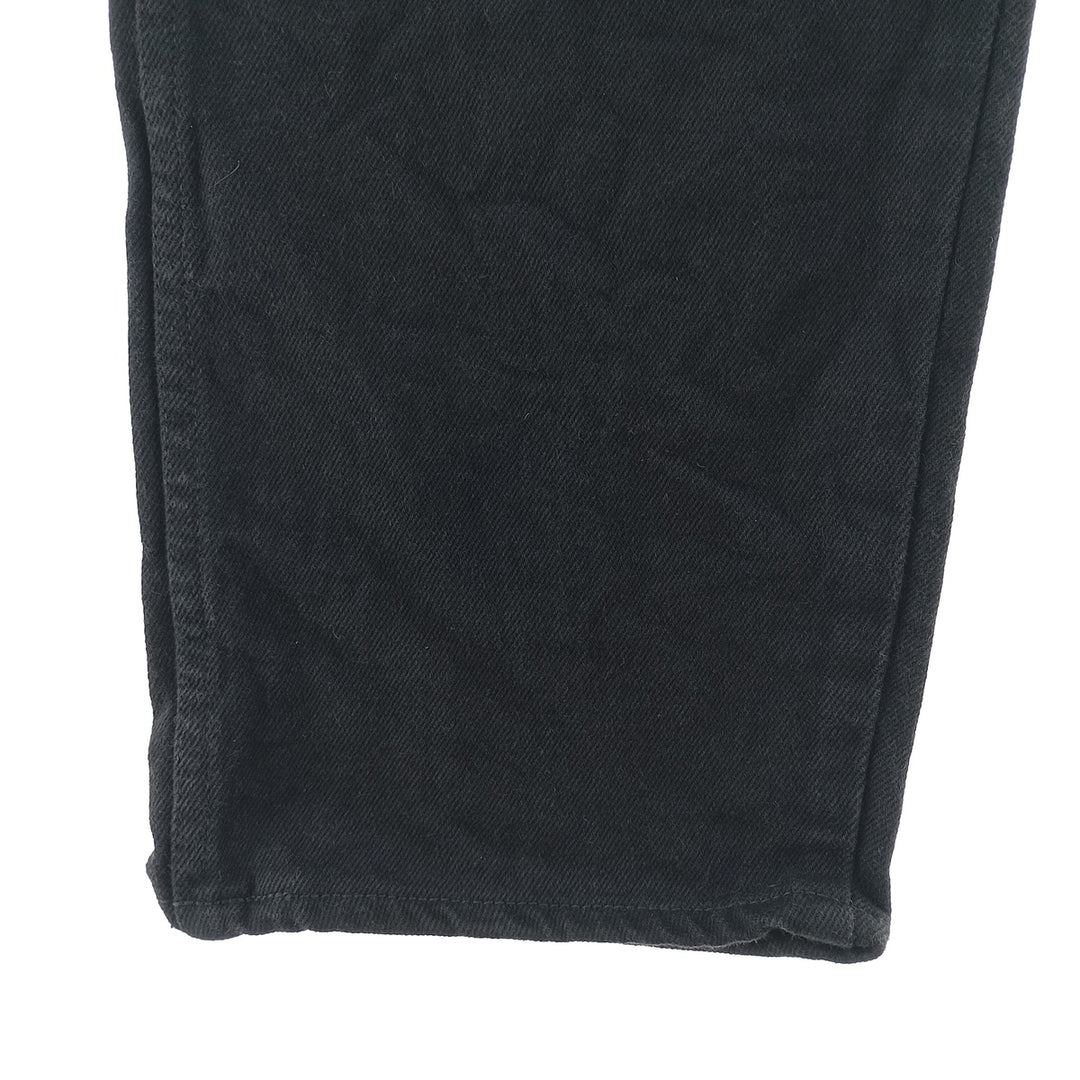 Wrangler Black Denim Straight Denim Pants Men's W31 cotton black type Vintage Second Hand