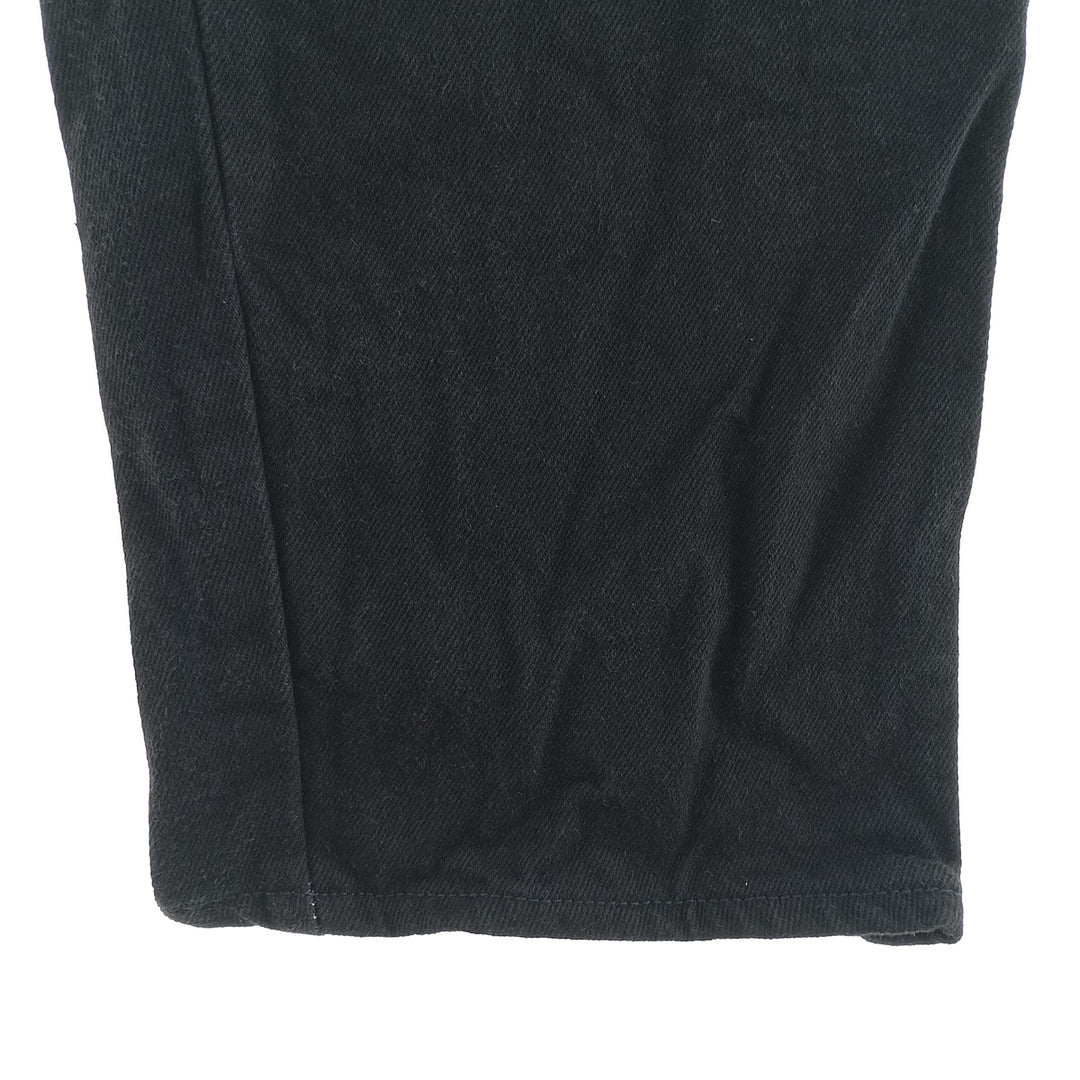 Wrangler Black Denim Straight Denim Pants Men's W31 cotton black type Vintage Second Hand