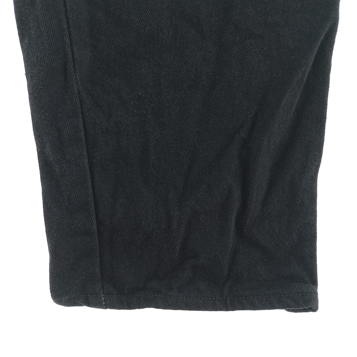 Wrangler Black Denim Straight Denim Pants Men's W31 cotton black type Vintage Second Hand