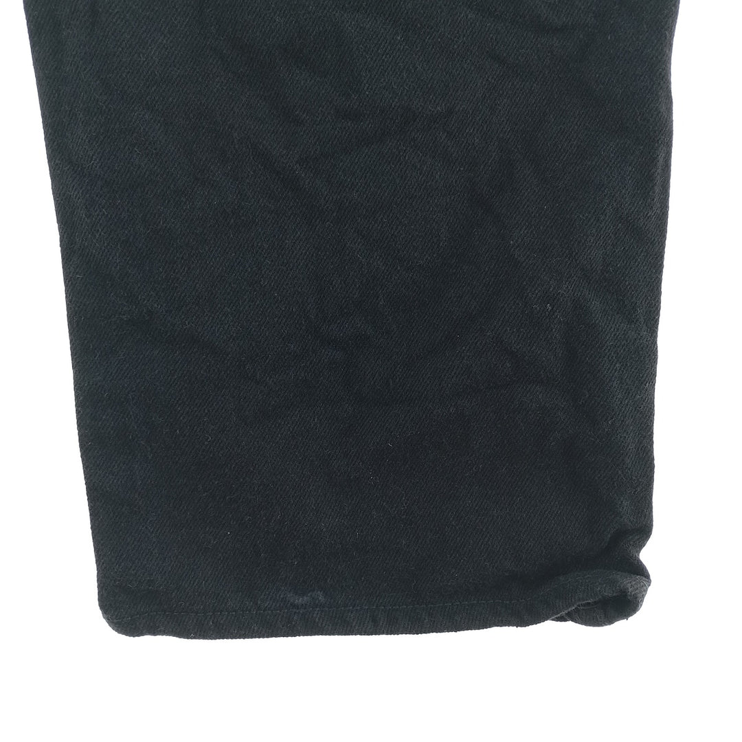 Wrangler Black Denim Straight Denim Pants Men's W31 cotton black type Vintage Second Hand