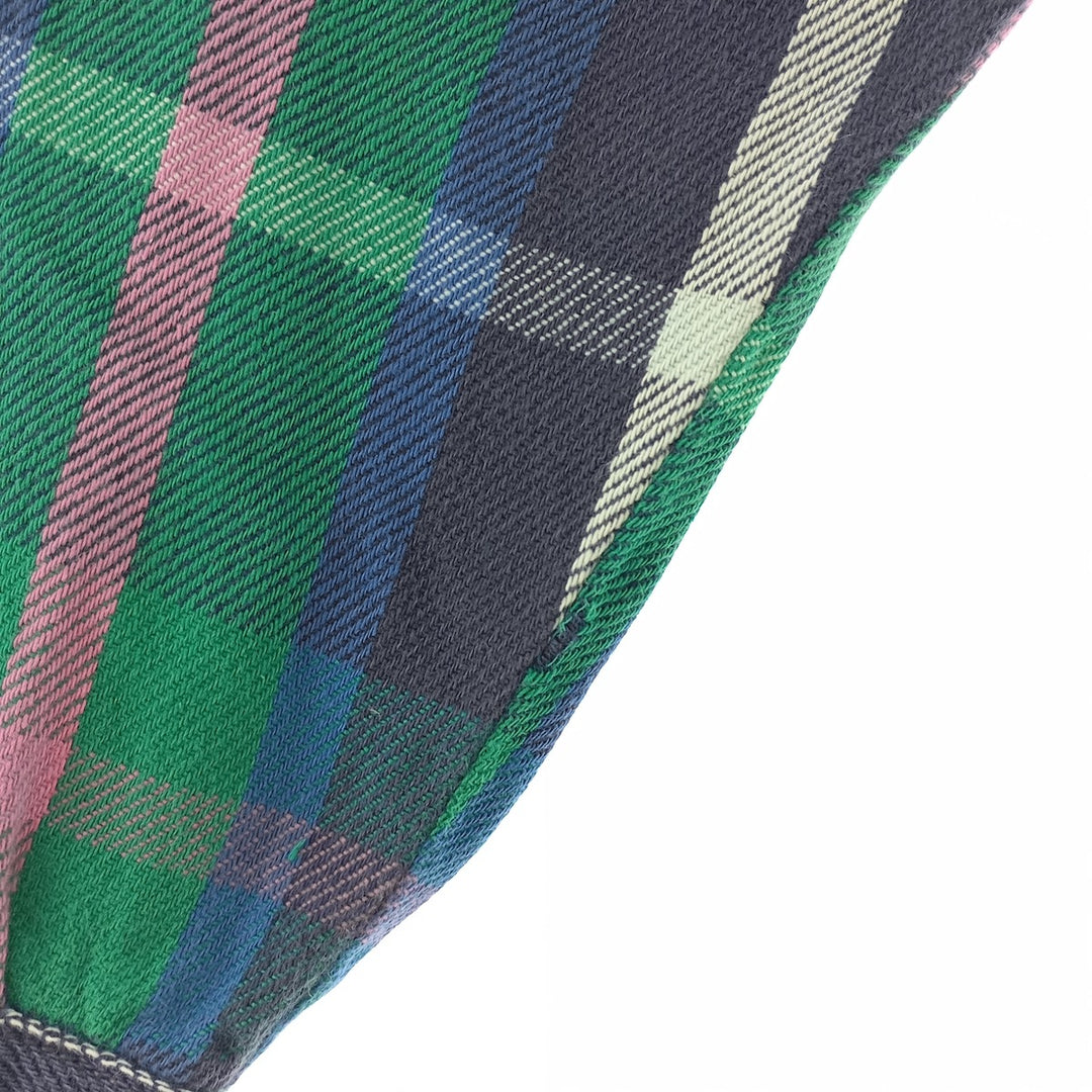 70'S Five Brother Long Sleeve Flannel Check Shirt Made in USA Men's L Size Vintage /eaa404846