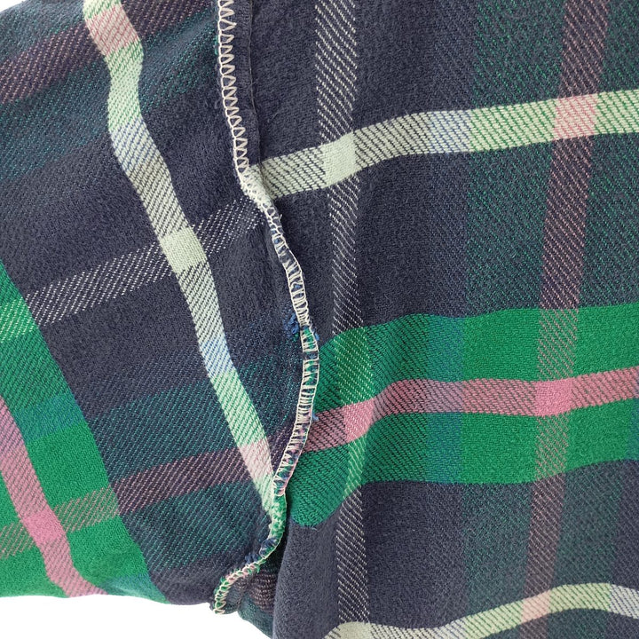 70'S Five Brother Long Sleeve Flannel Check Shirt Made in USA Men's L Size Vintage /eaa404846