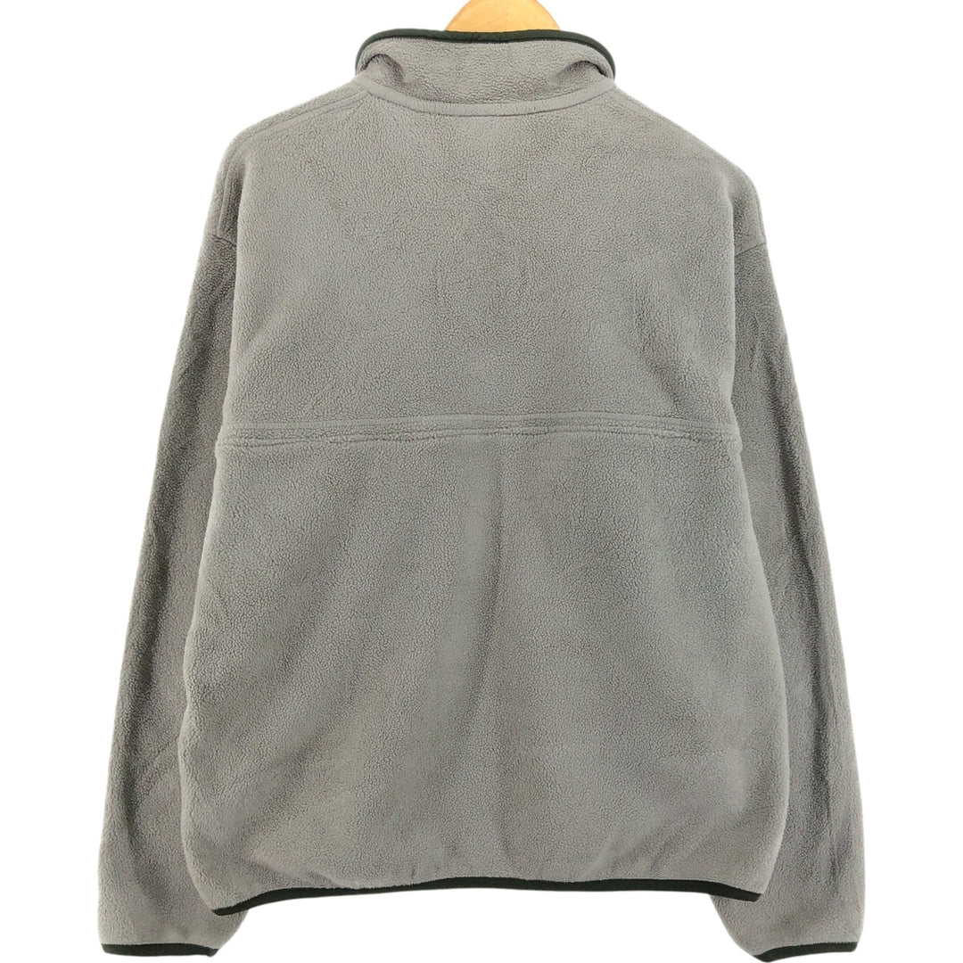 00'S Patagonia Synchilla Snap T 25450F6 Half Snap Fleece Pullover Men's M size polyester Beige type Vintage Second Hand