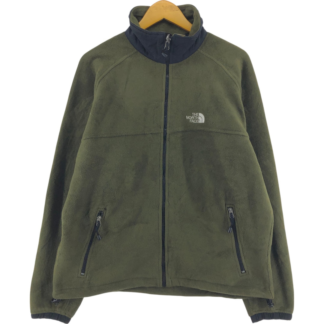 The North Face fleece jacket, size M, men's polyester Khaki type Vintage Second Hand
