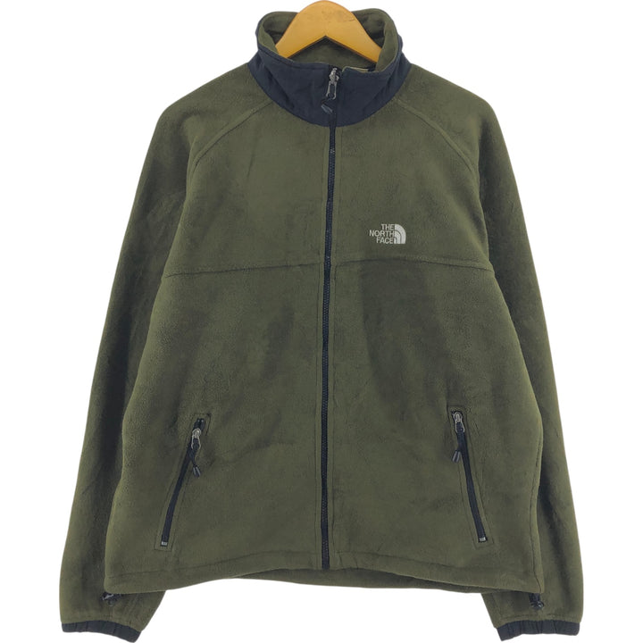 The North Face fleece jacket, size M, men's polyester Khaki type Vintage Second Hand