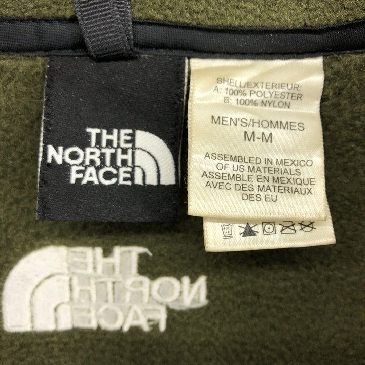 The North Face fleece jacket, size M, men's polyester Khaki type Vintage Second Hand