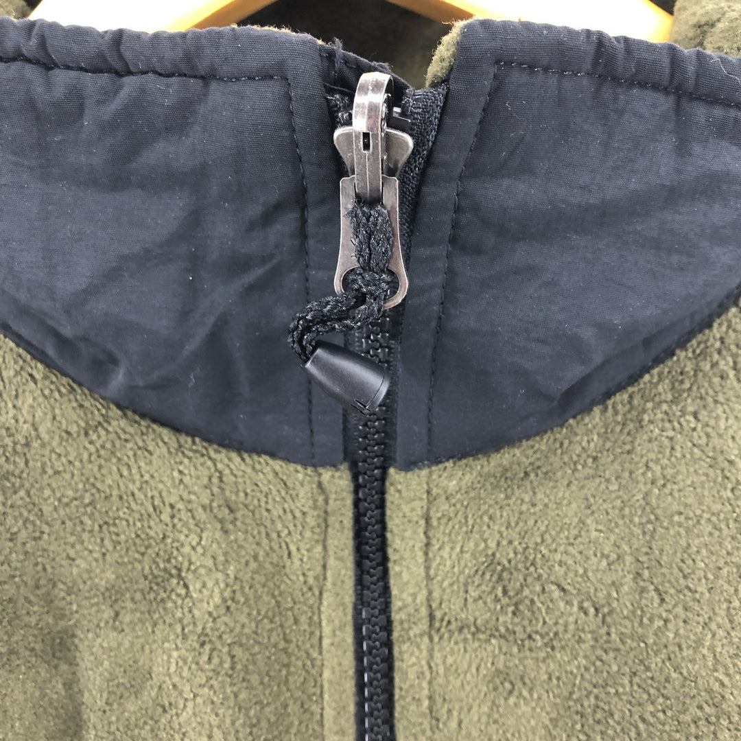The North Face fleece jacket, size M, men's polyester Khaki type Vintage Second Hand