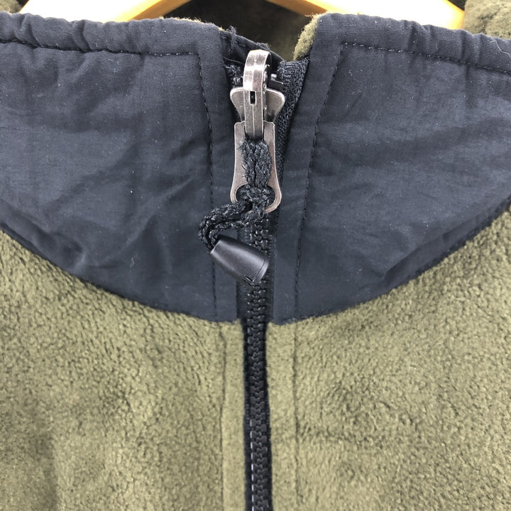 The North Face fleece jacket, size M, men's polyester Khaki type Vintage Second Hand