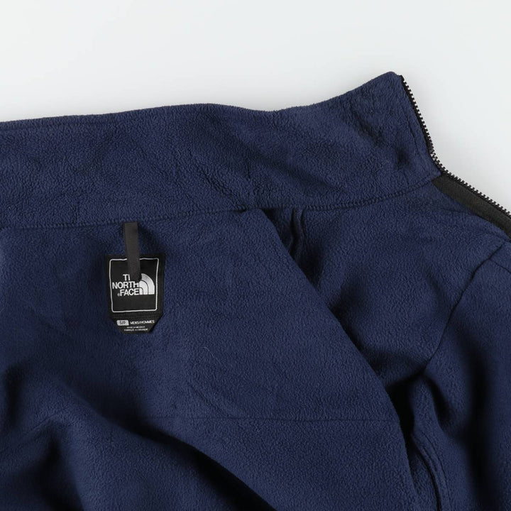 THE NORTH FACE Denali Jacket, Nylon x Fleece Jacket, Men's S Size polyester navy blue type Vintage Second Hand