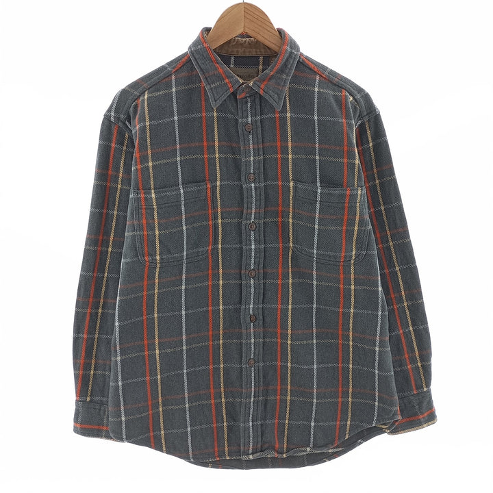 90s~00'S ST.JOHN'S BAY Long Sleeve Flannel Check Shirt Men's M Size /eaa404948