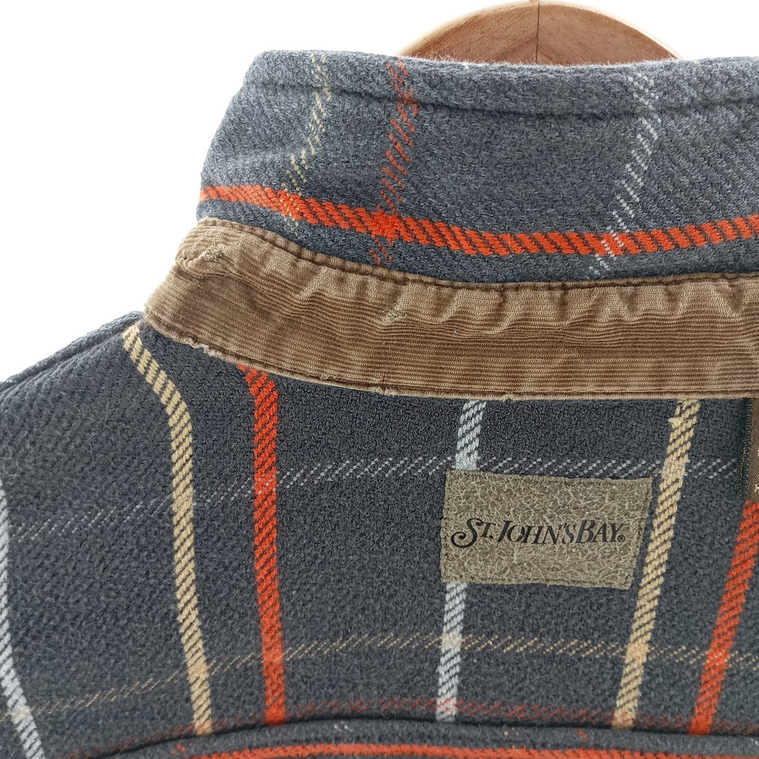 90s~00'S ST.JOHN'S BAY Long Sleeve Flannel Check Shirt Men's M Size /eaa404948
